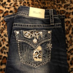 Leopard Miss Me Jeans